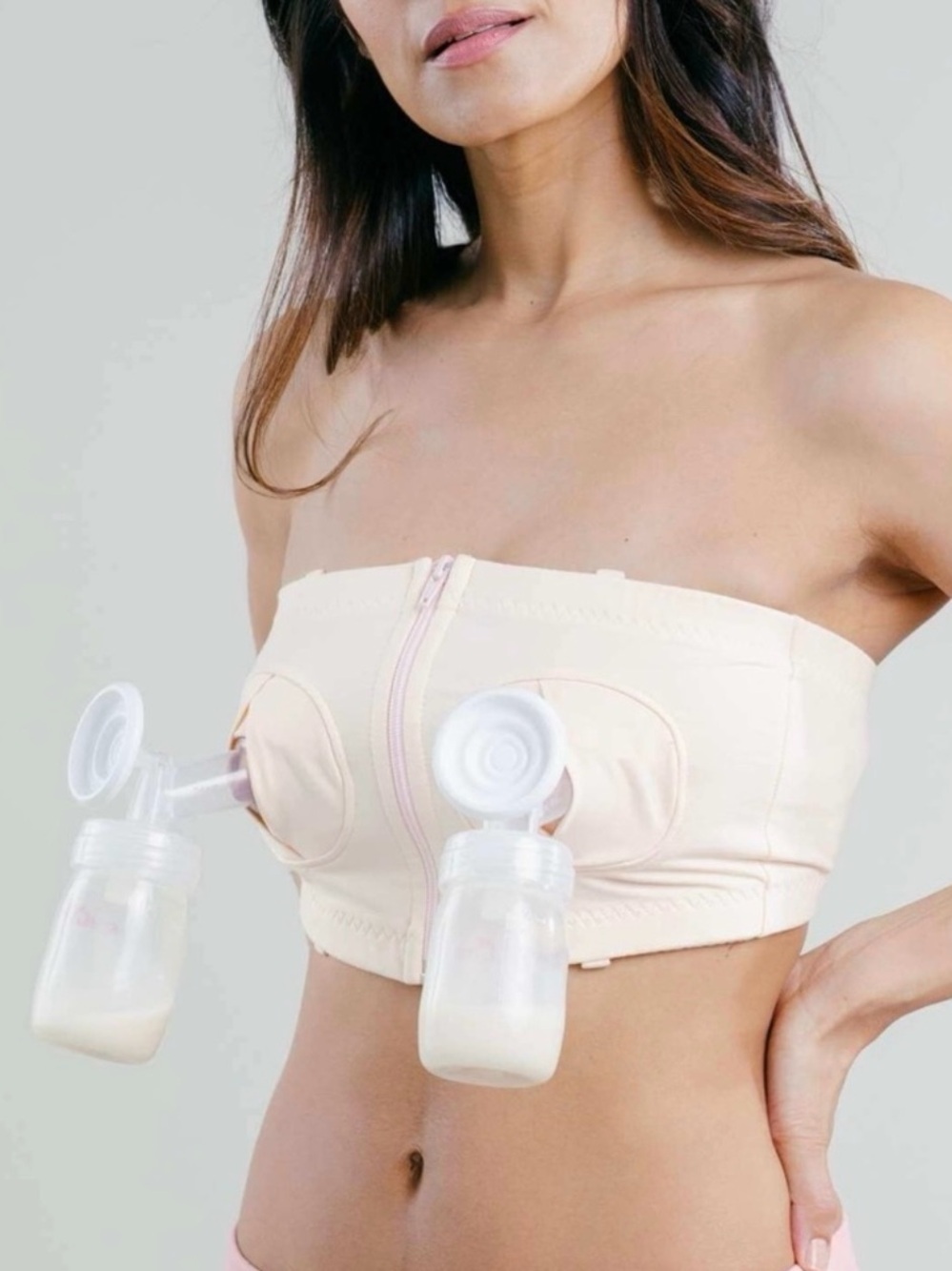 Lansinoh Hands Free Pumping Bra Adjustable Sizing XS-L